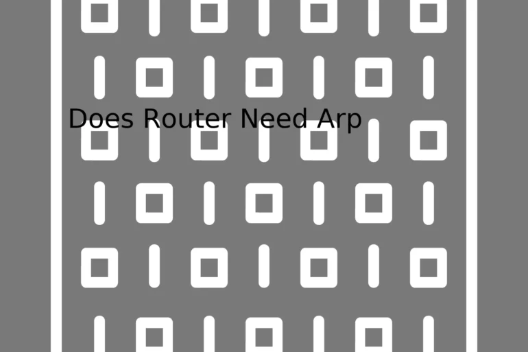 Does Router Need Arp