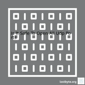 Is It Safe To Open All Udp Ports