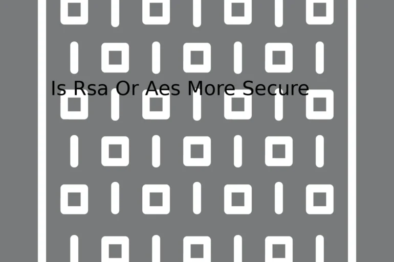 Is Rsa Or Aes More Secure