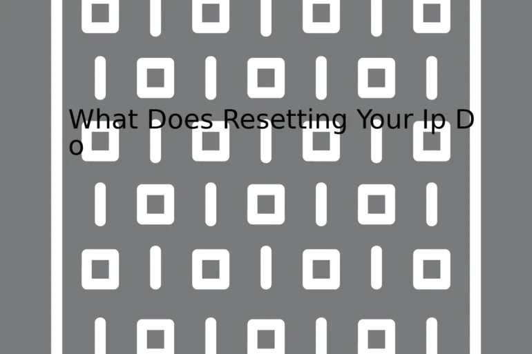 What Does Resetting Your Ip Do