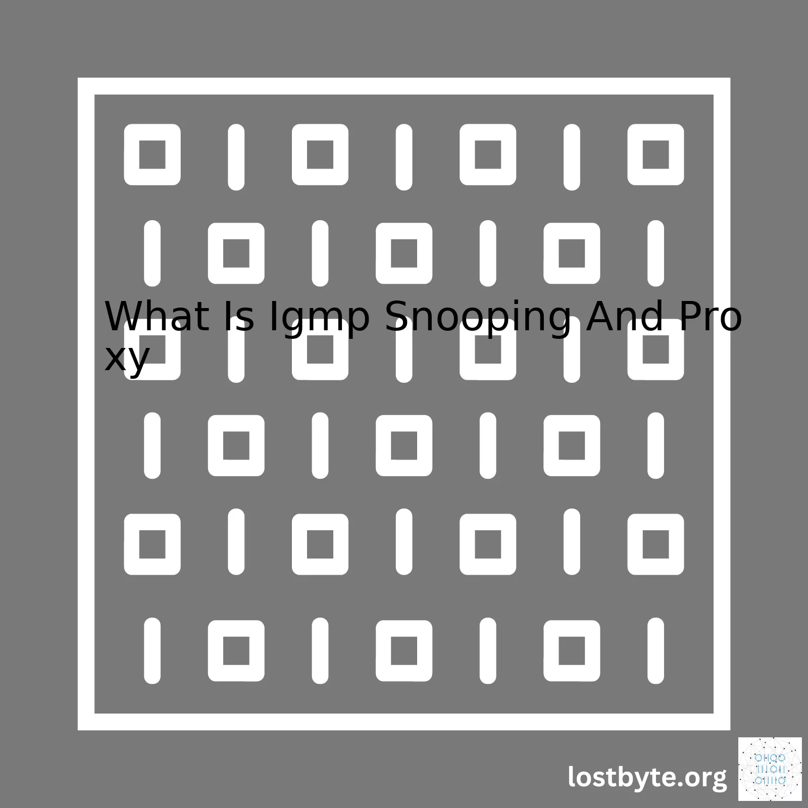 What Is Igmp Snooping And Proxy – Lost Byte