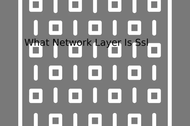 What Network Layer Is Ssl