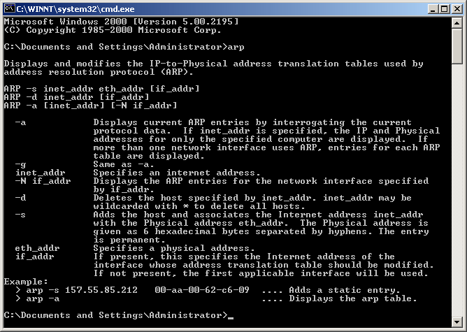 network command line interface - Network Command-line Utilities - LizardSystems