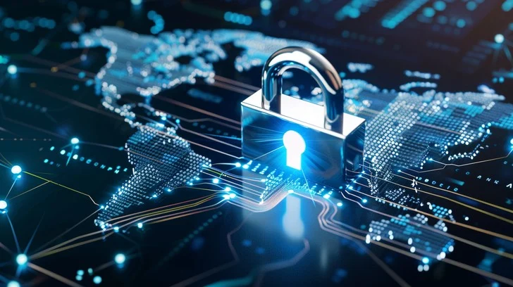 Digital padlock on network diagram - Free Digital Security Lock Image - Security, Digital, Padlock ...