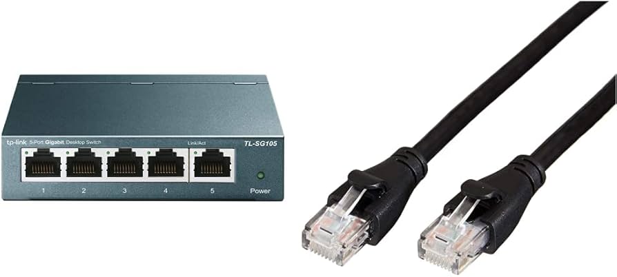 network switch ethernet cables - Amazon.com: TP-Link 5 Port Gigabit Ethernet Switch and Amazon ...