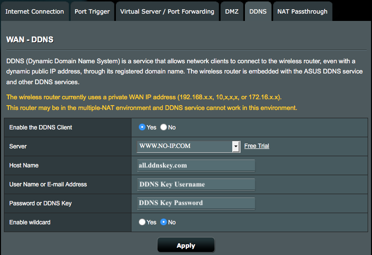 ASUS router - Set Up No-IP DDNS on an Asus Router | No-IP
