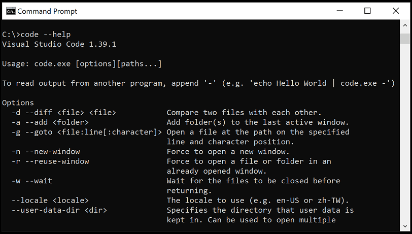 command line terminal - Command Line Interface (CLI)