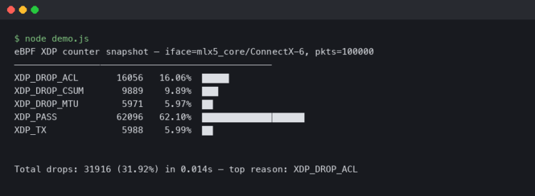 Debugging eBPF XDP Drops on Mellanox ConnectX-6