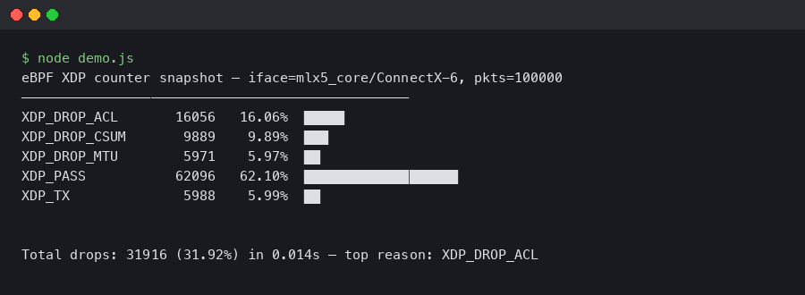 Debugging eBPF XDP Drops on Mellanox ConnectX-6